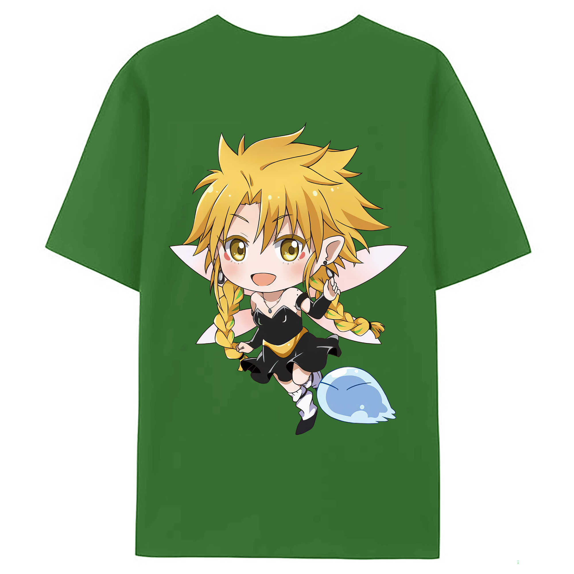 （画像用） 転スラ Regarding Reincarnated to Slime レディース半袖Tシャツ(バックプリント)